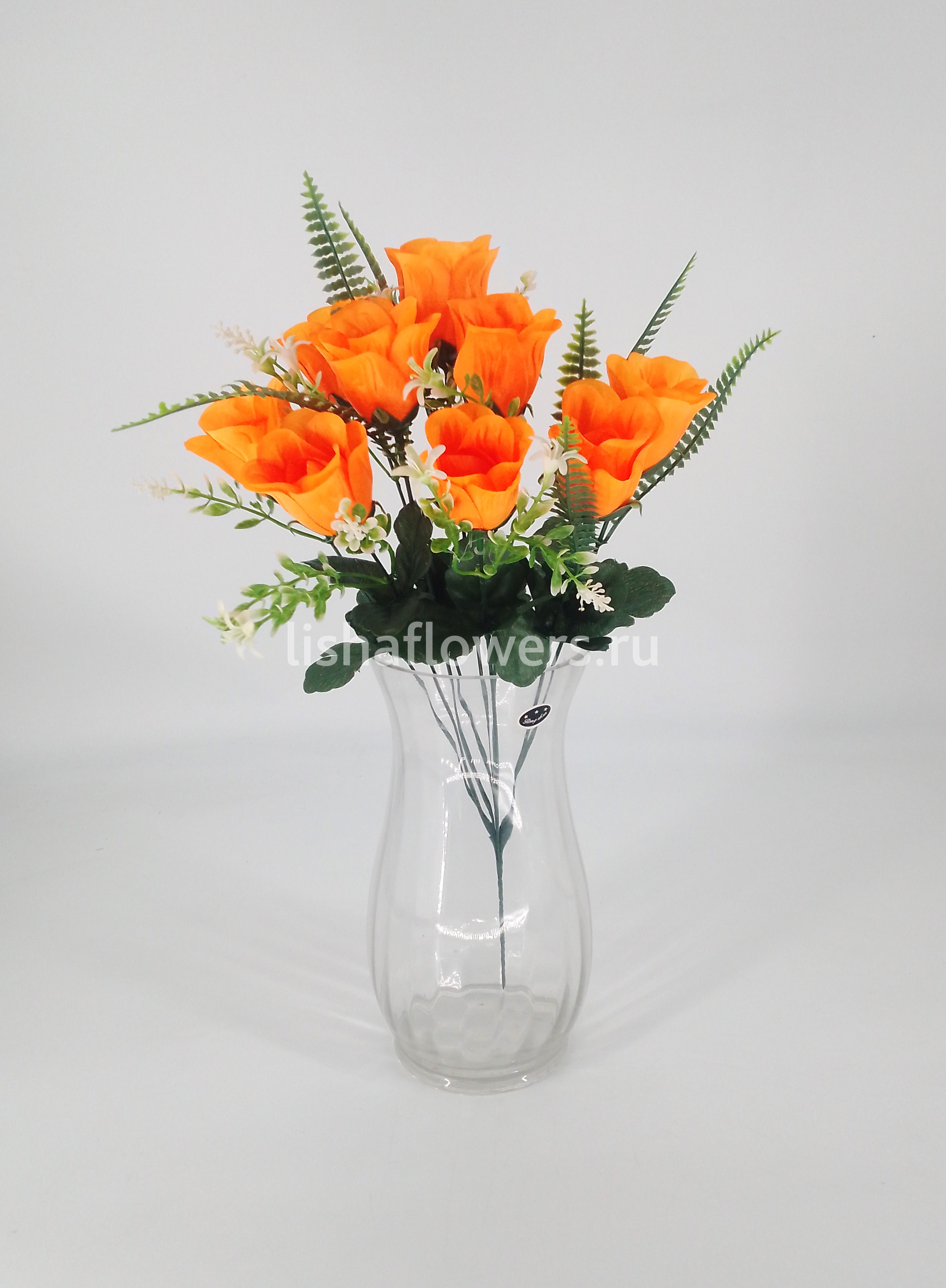 Букет розочек 9в 9г 48см.Арт.K-33
